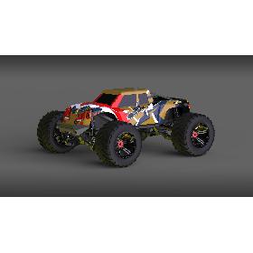 3D RC Monstertruck Model Car model